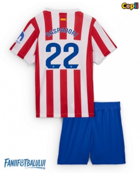 Atletico Madrid Giacomo Raspadori #22 Echipament de Fotbal Replică 2025-26 Copii Acasa (+ Șorturi)